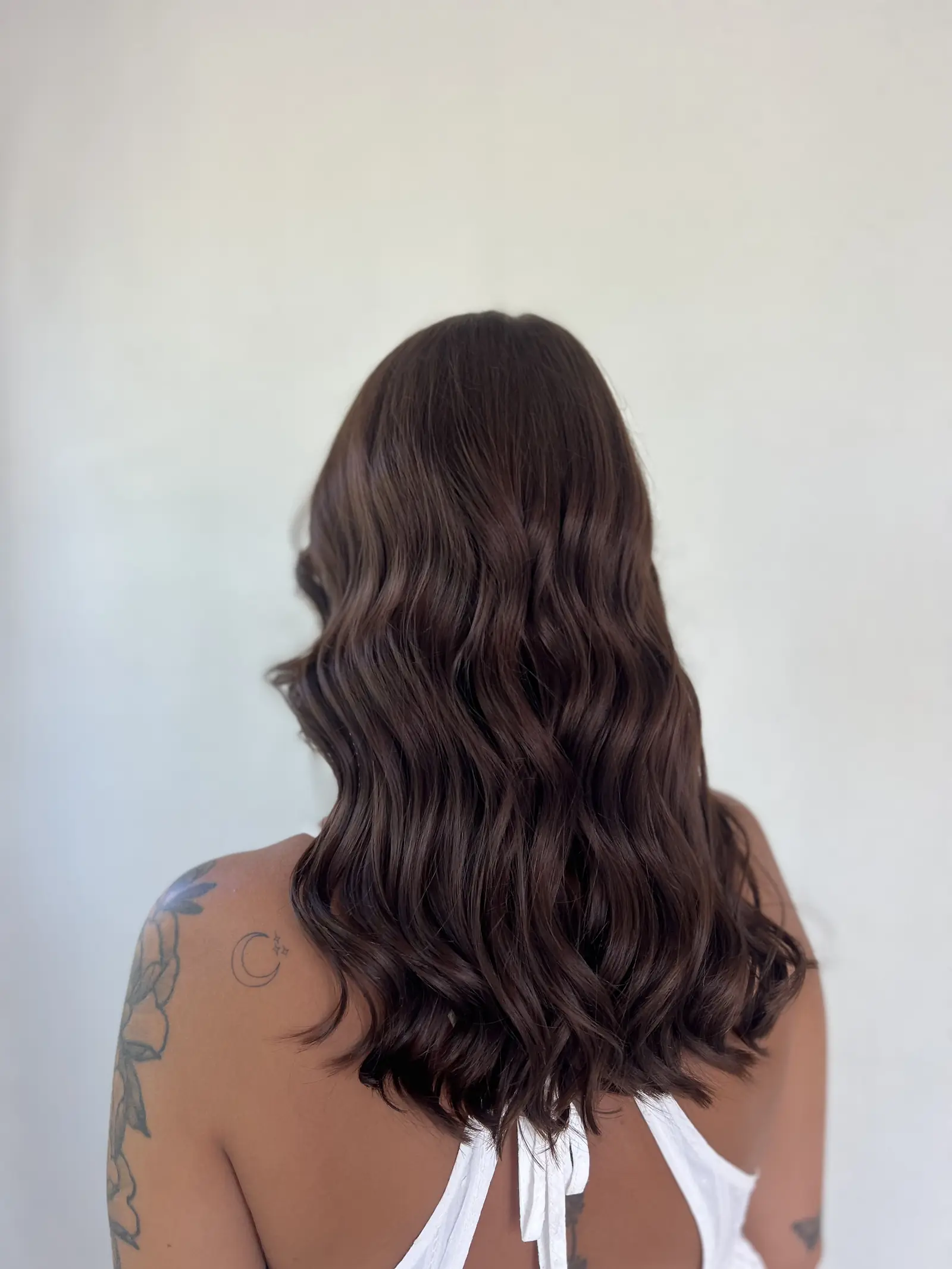 Artisan color client 01, Day Hair Habit salon Bali, brunette hair