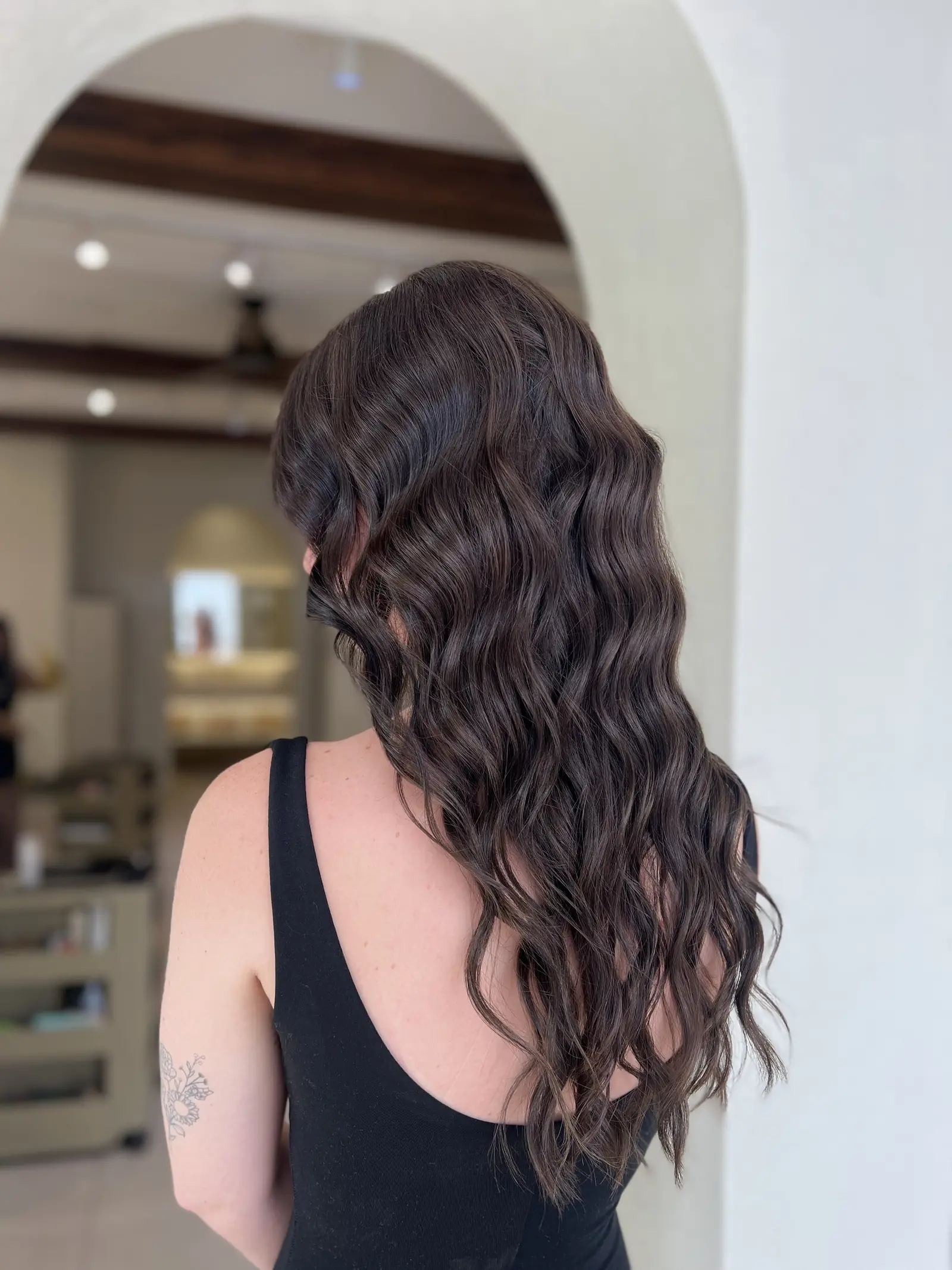 Artisan color client 08, Day Hair Habit salon Bali, dark brown hair
