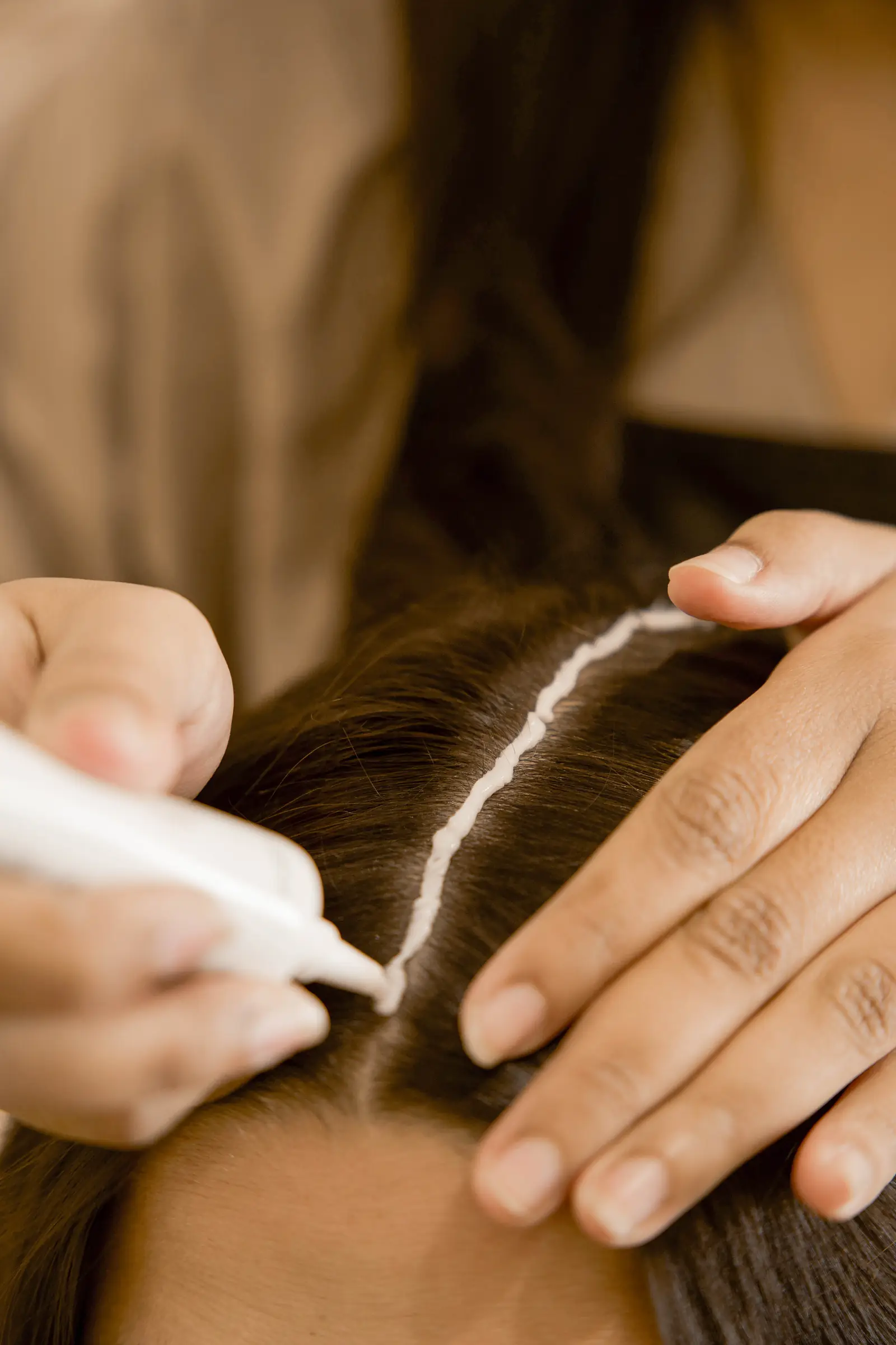 Treatment applied directly to the roots