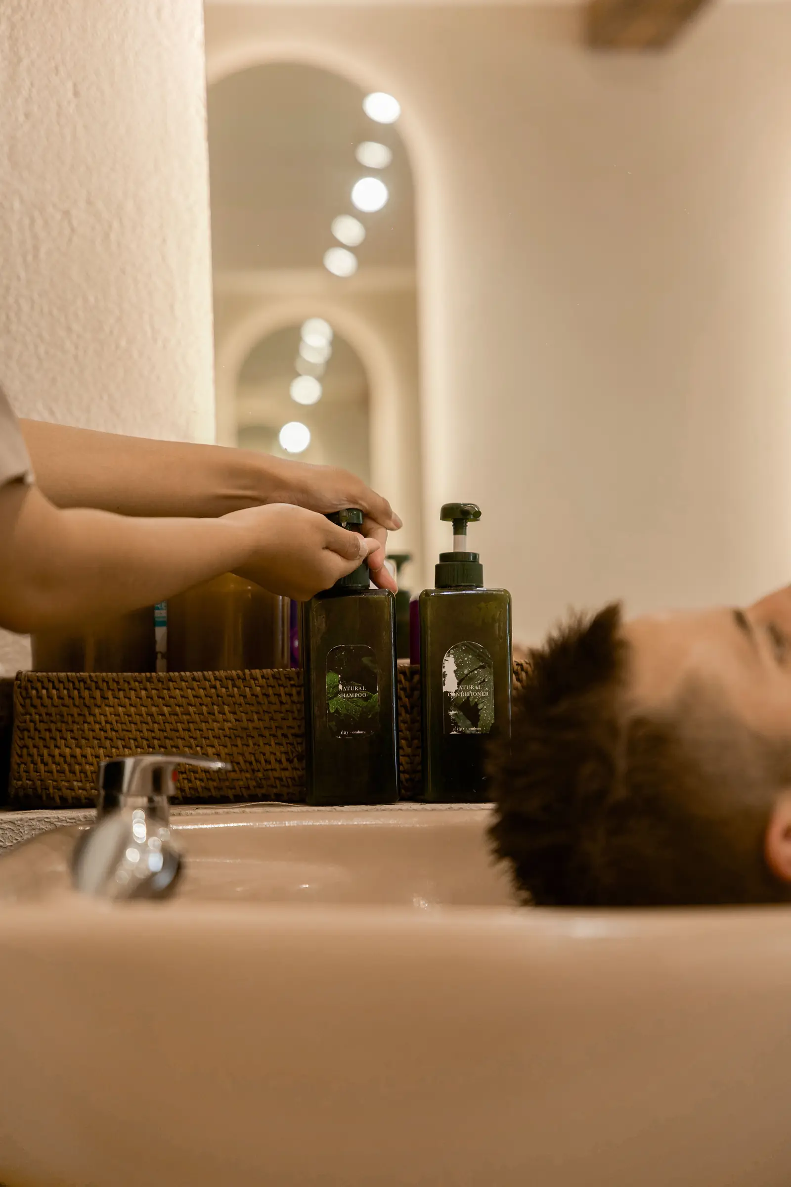 Embun shampoo and care used in the service