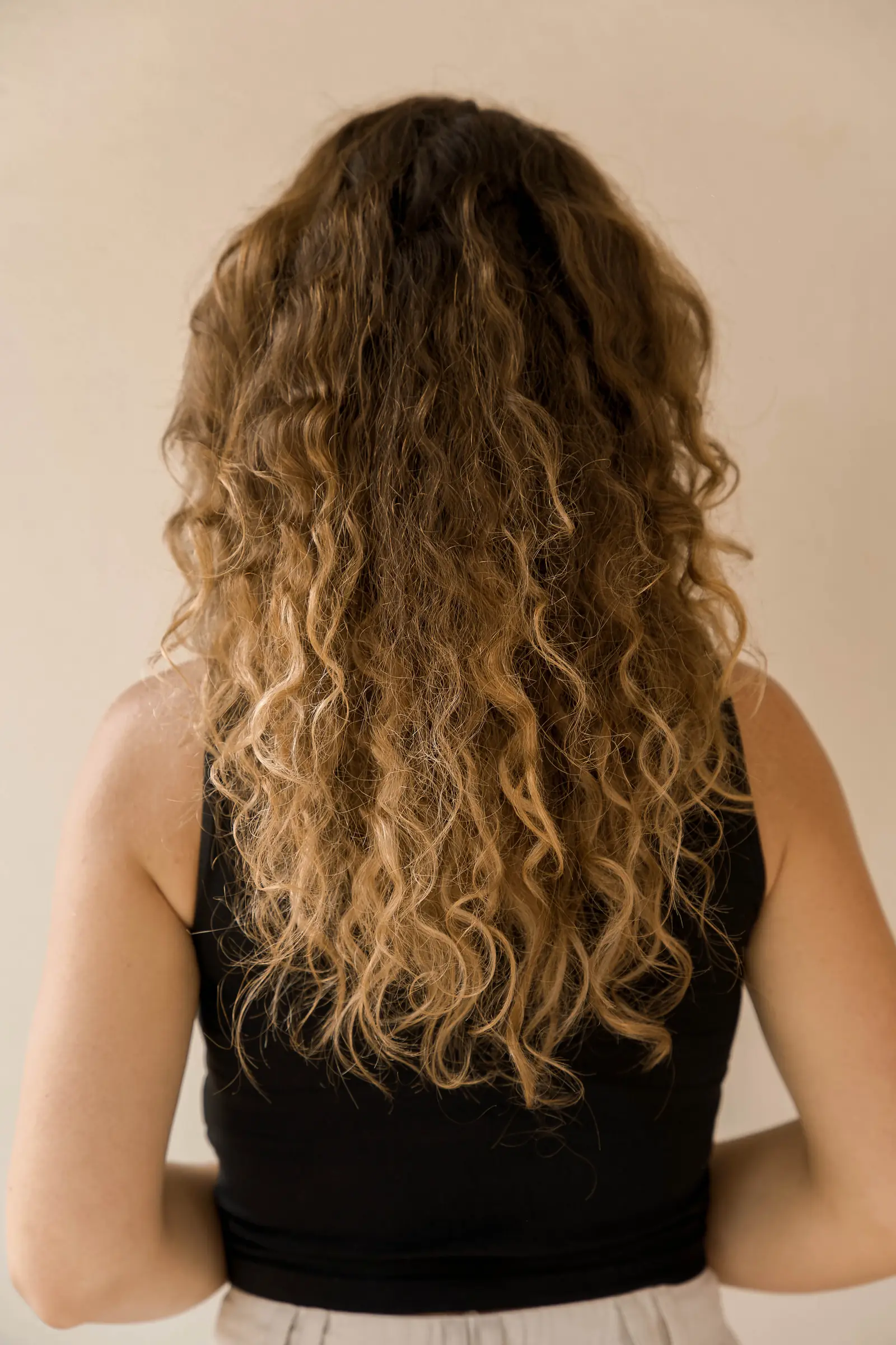 Dull, uneven lengths before color