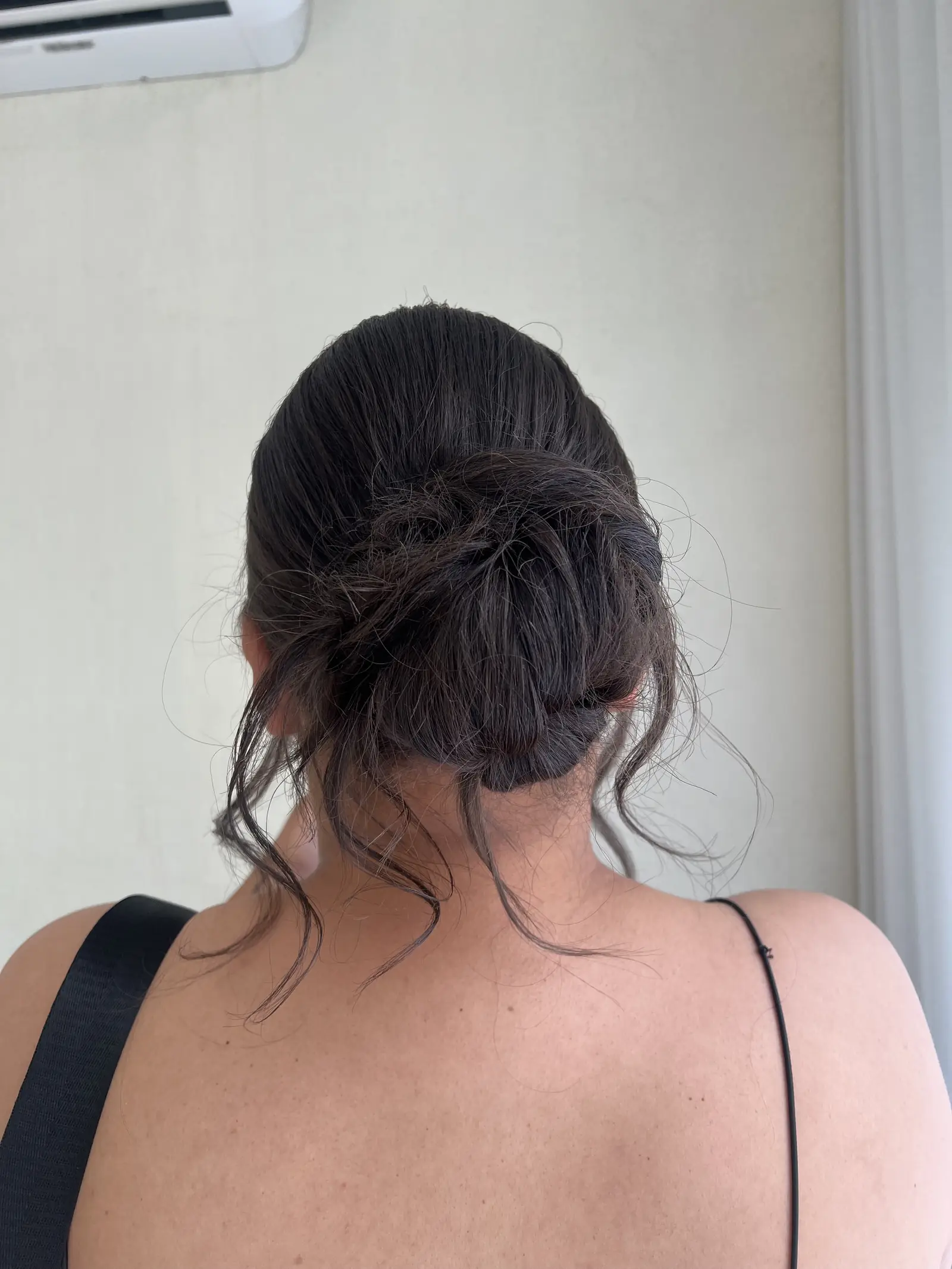 Hairdo client 08, Day Hair Habit salon Bali, dark brown hair