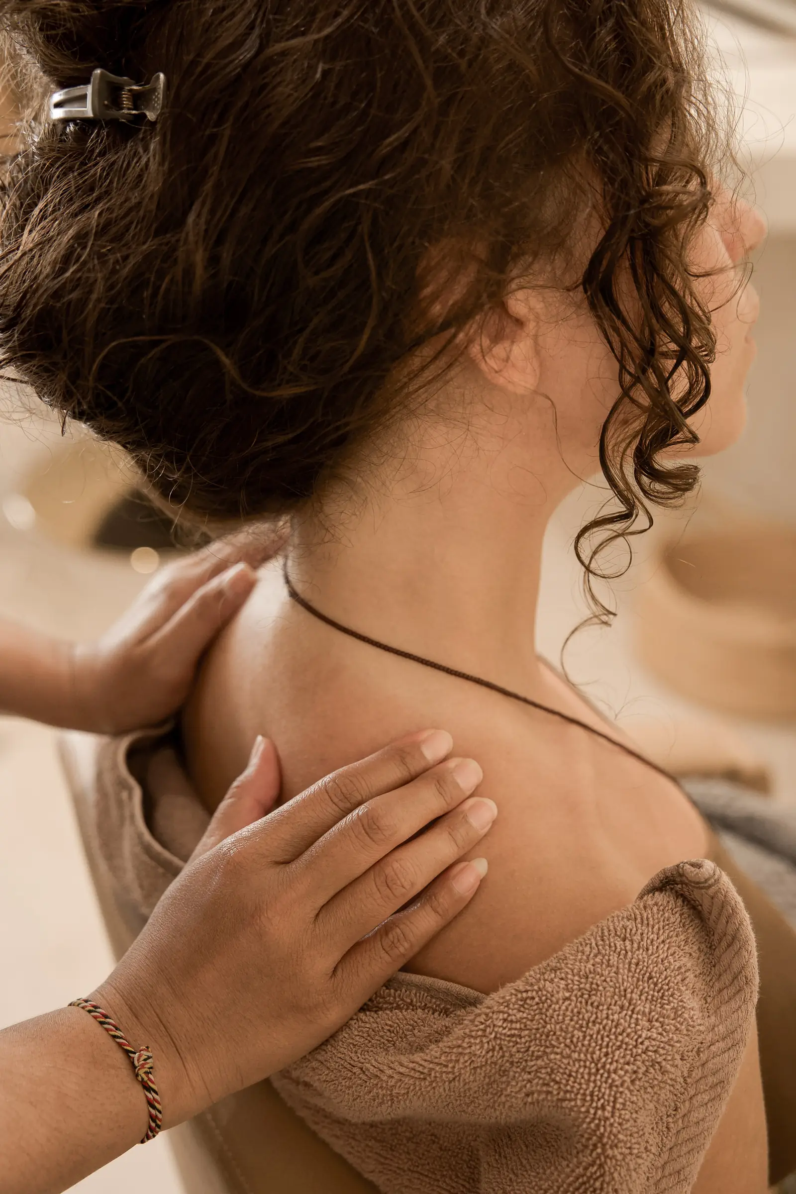 A massage while the treatment works in